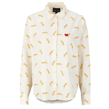 Paitapusero / Kauluspaita Pieces  PCJANNA LS LOOSE AOP  EU S