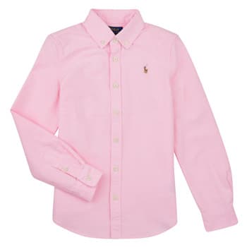 Pitkähihainen paitapusero Polo Ralph Lauren  TRINETTEOX-SHIRTS-BUTTON FRONT SHIRT  8 vuotta