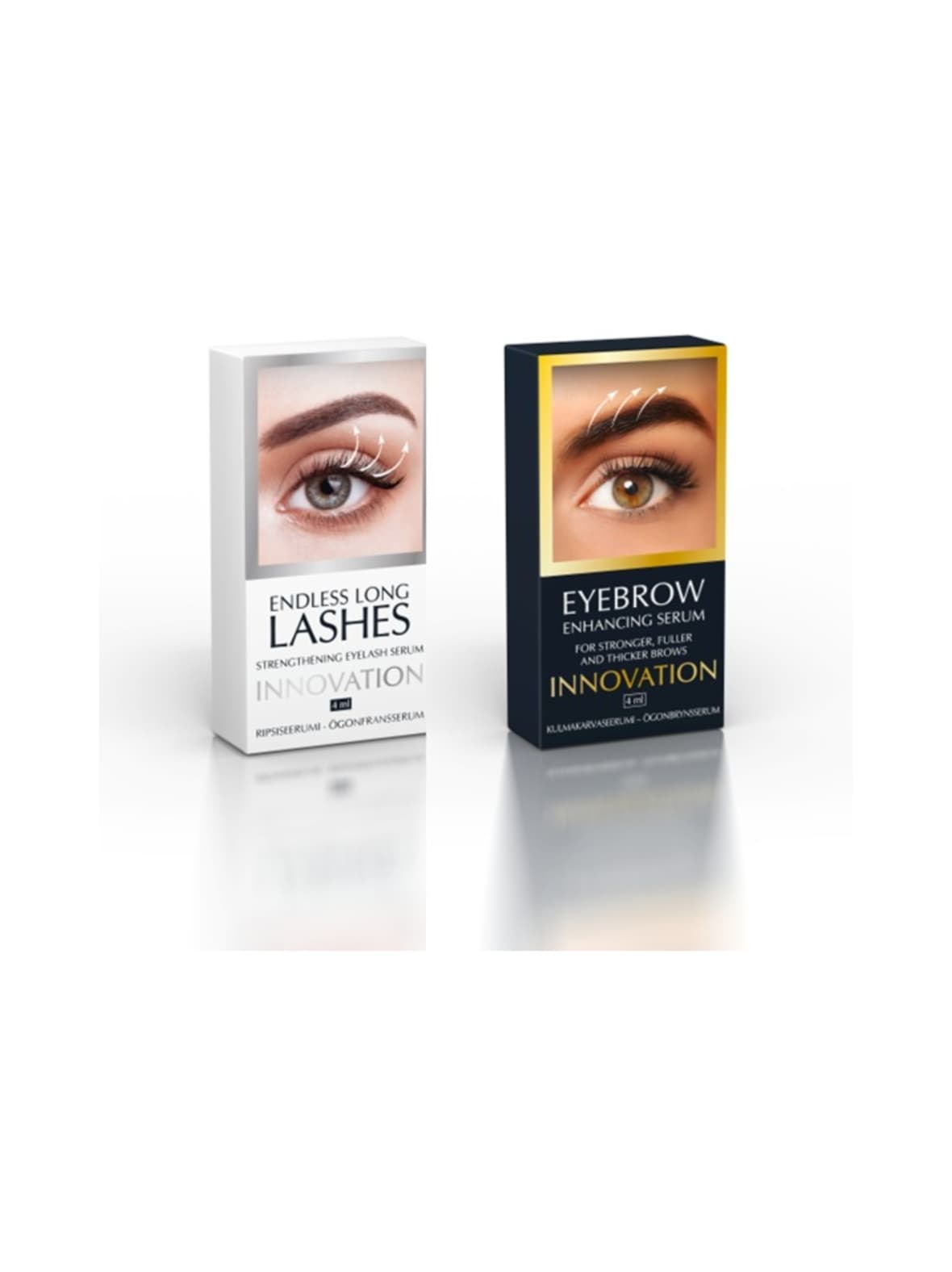 Endless long lashes & eyebrow enhancing serum -yhteispakkaus 2x4ml