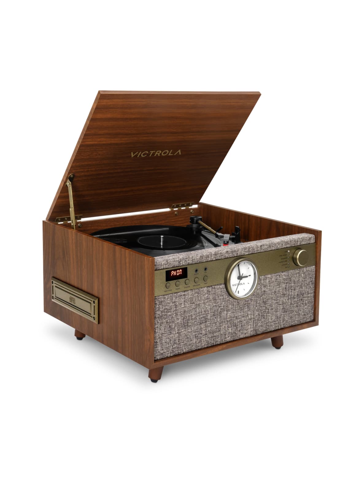 Victrola century signature-musiikkikeskus, pähkinä