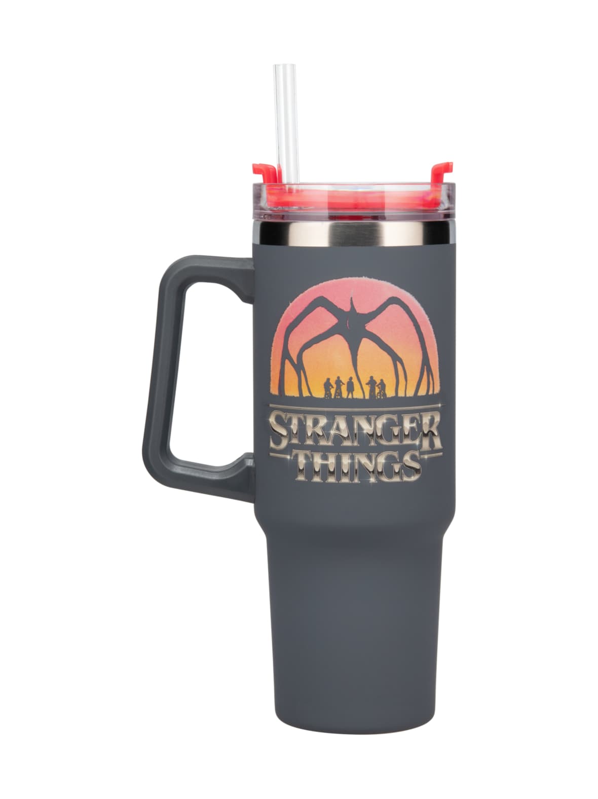 Stranger things juomamuki pillillä ja kannella, 900ml