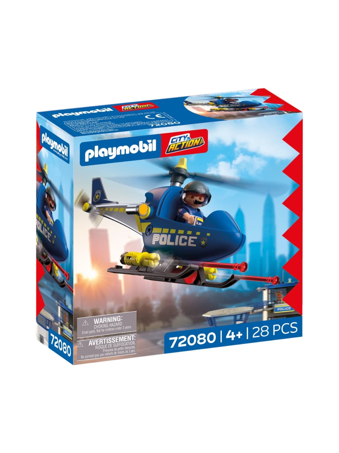 Playmobil poliisihelikopteri ja tutka 72080