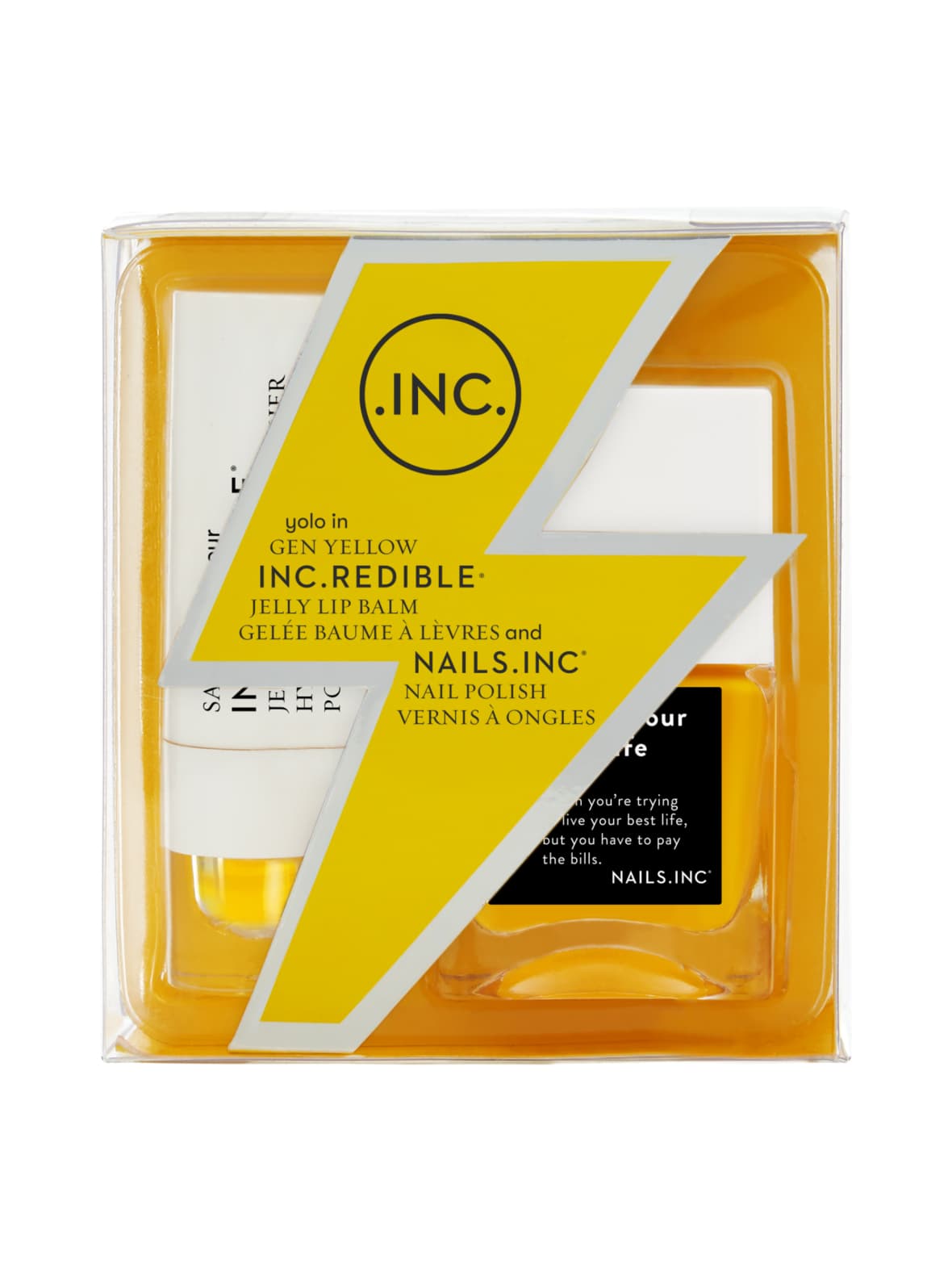Gen yellow -lahjapakkaus kynsille ja huulille 2 tuotetta