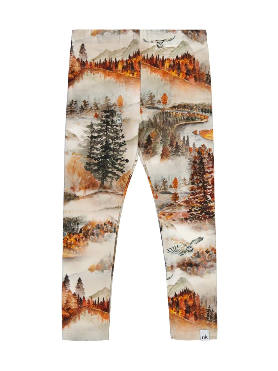 Print leggings, autumn fog