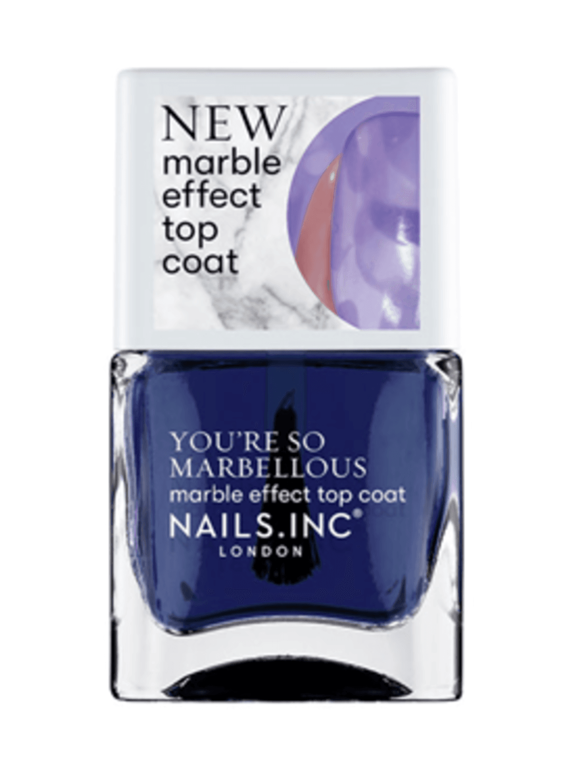 Nailsinc marble effect top coat, taken for granite -päällyslakka 14ml
