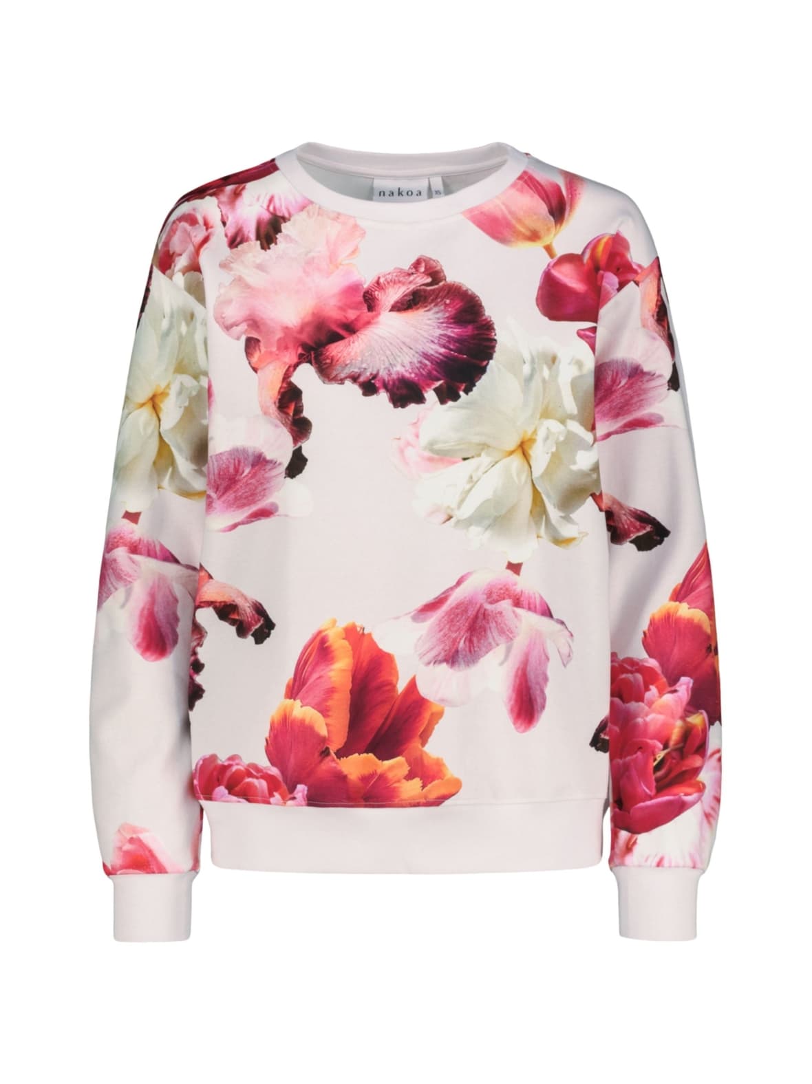 Casual chic print shirt, sorbet