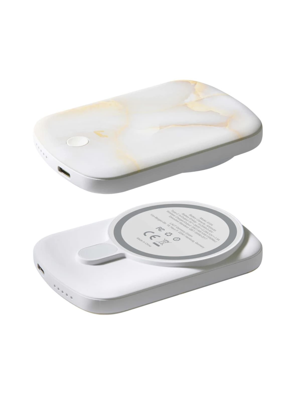 Power charger handy white marble