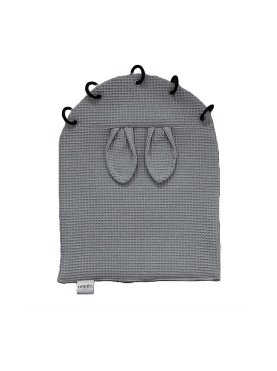 Vaunuverho - jänö - tummanharmaa