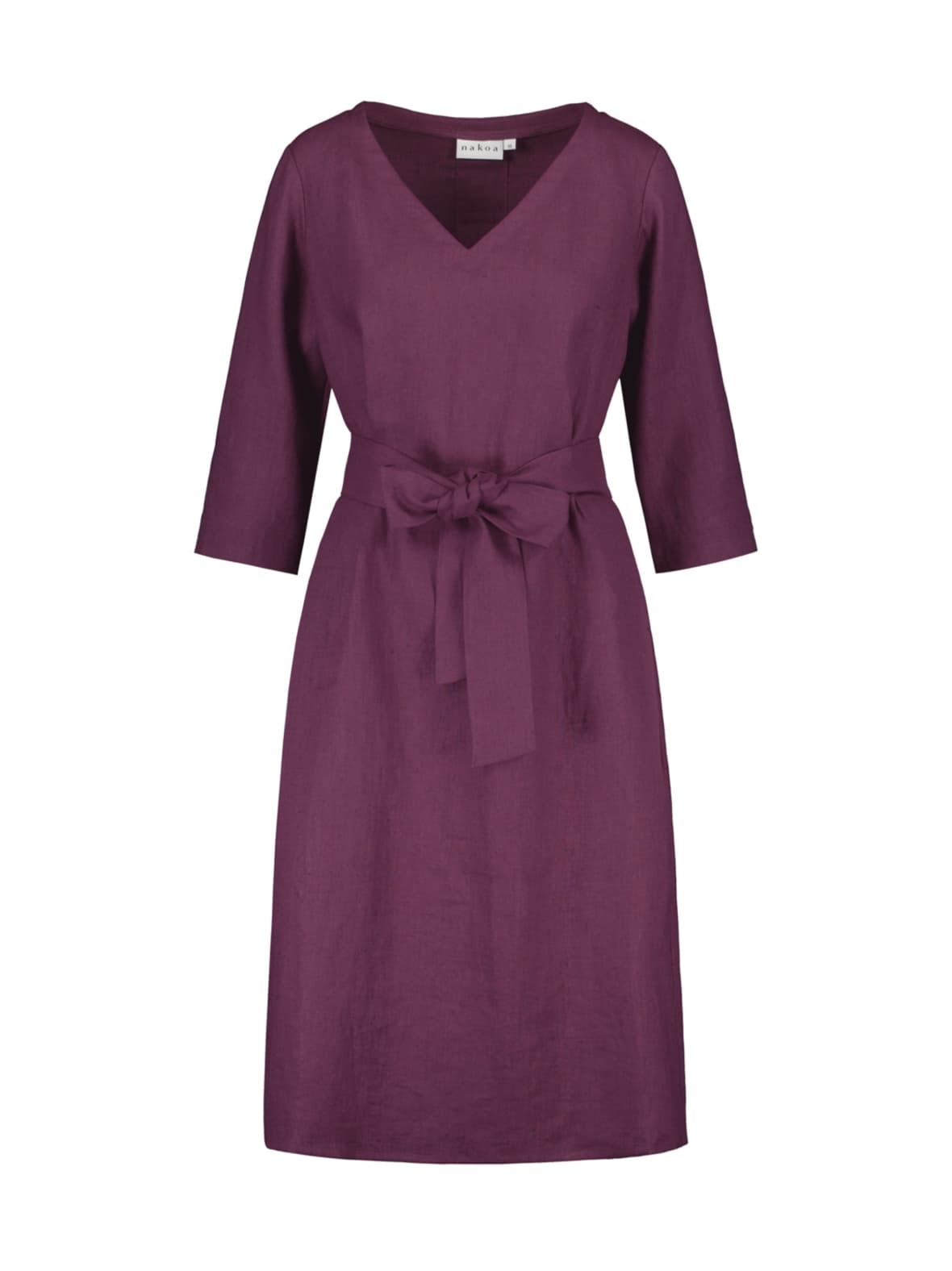 Vera dress pellavamekko, royal violet