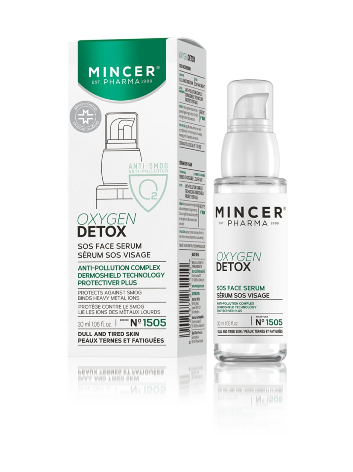 Oxygendetox sos face serum -tehoseerumi 30ml