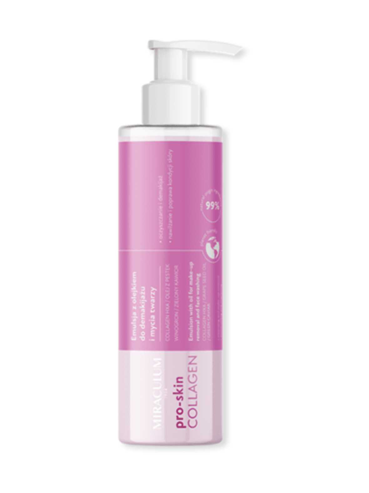 Pro skin collagen make-up removal & wash emulsion -puhdistusmaito 200ml