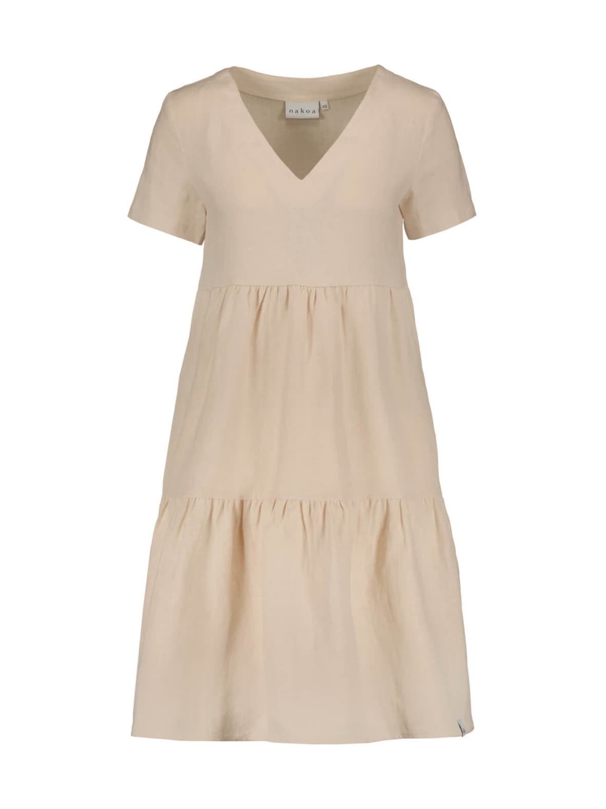 Pellava kerrosmekko, sandshell