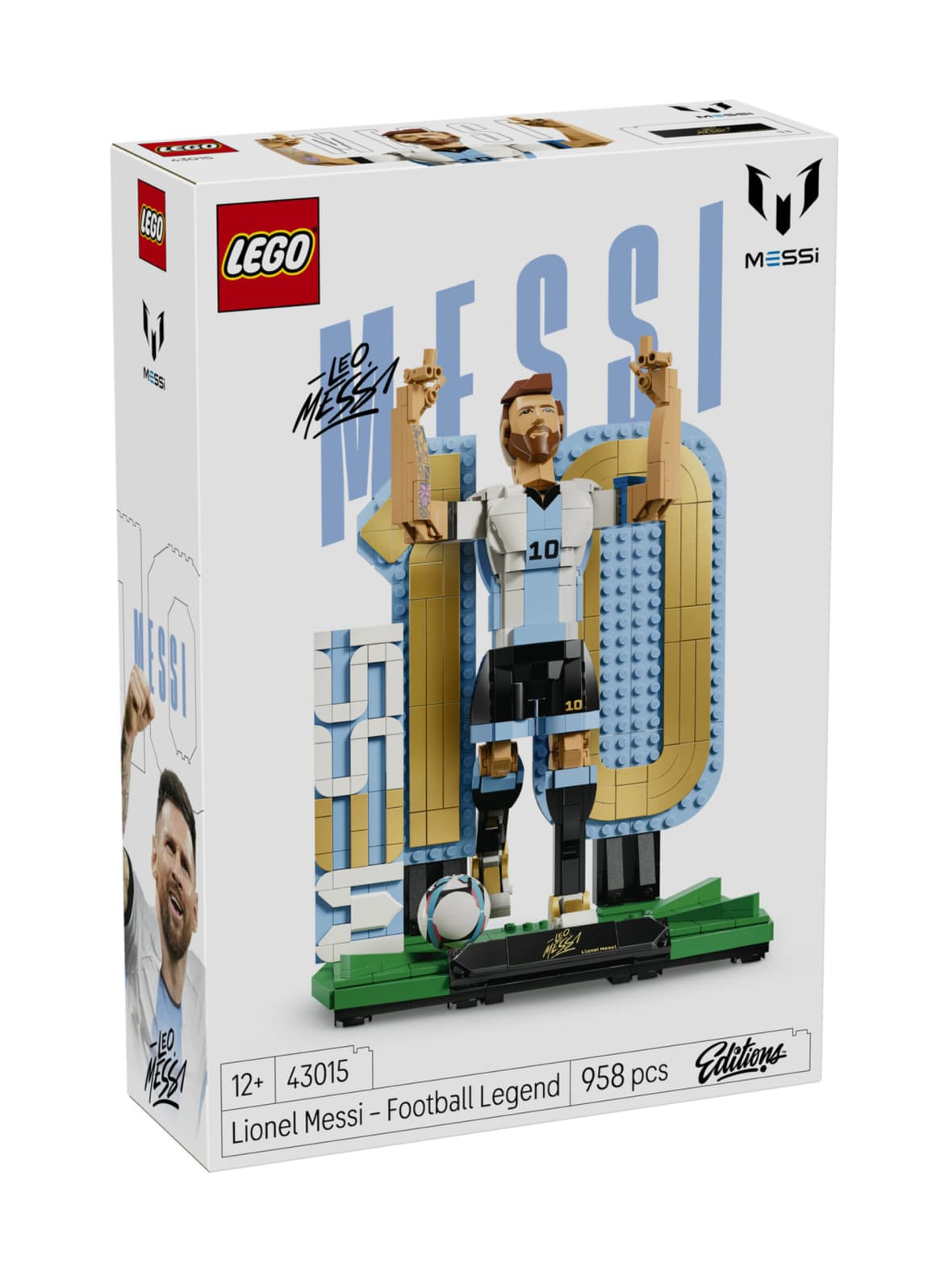 Lego editions football lionel messi – jalkapallolegenda 43015
