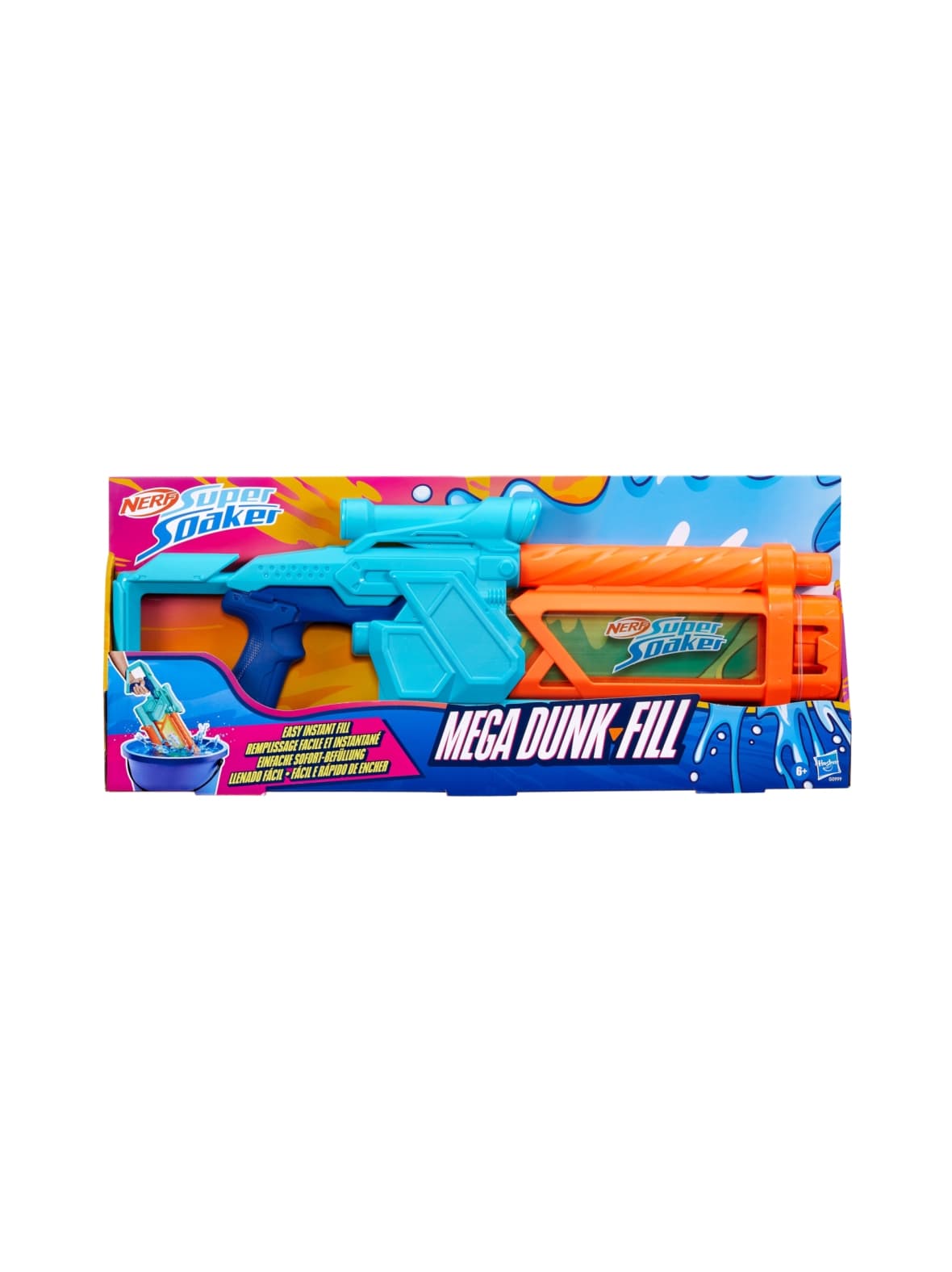 Nerf supersoaker vesipyssy mega dunk fill
