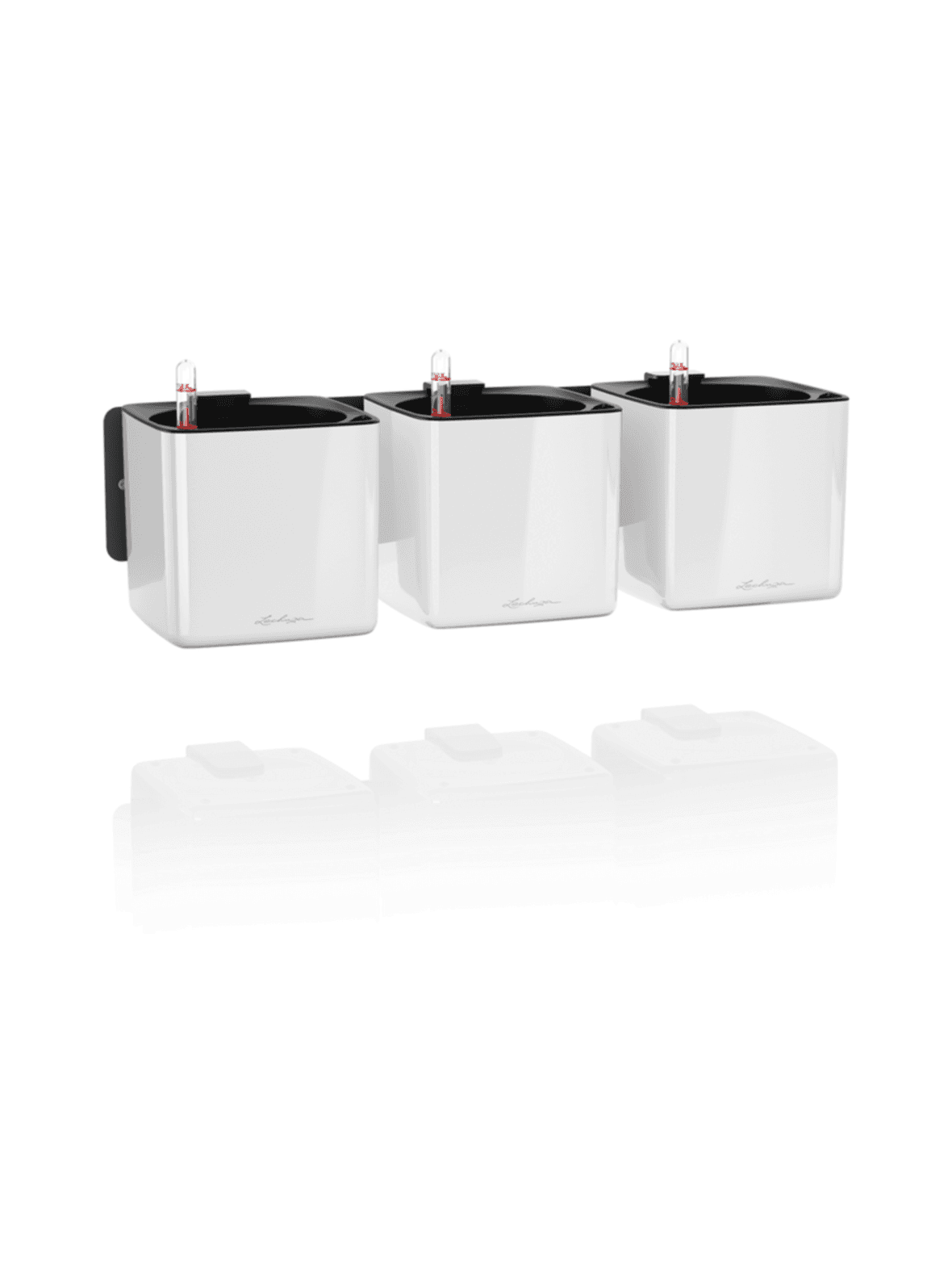 Green wall home kit valkoinen altakasteluruukku 3x ∅14x14cm, korkeus 14cm
