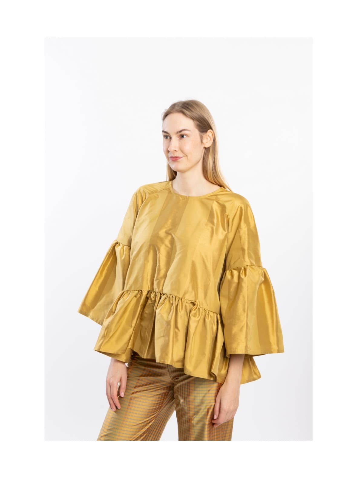 Lush- silkkipaita, keltakulta