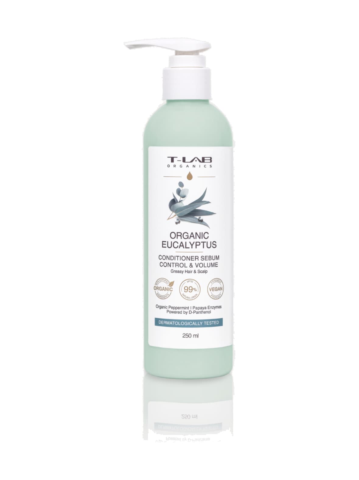 Organic eucalyptus sebum control&volume conditioner -hoitoaine rasvoittuville hiuksille 250ml