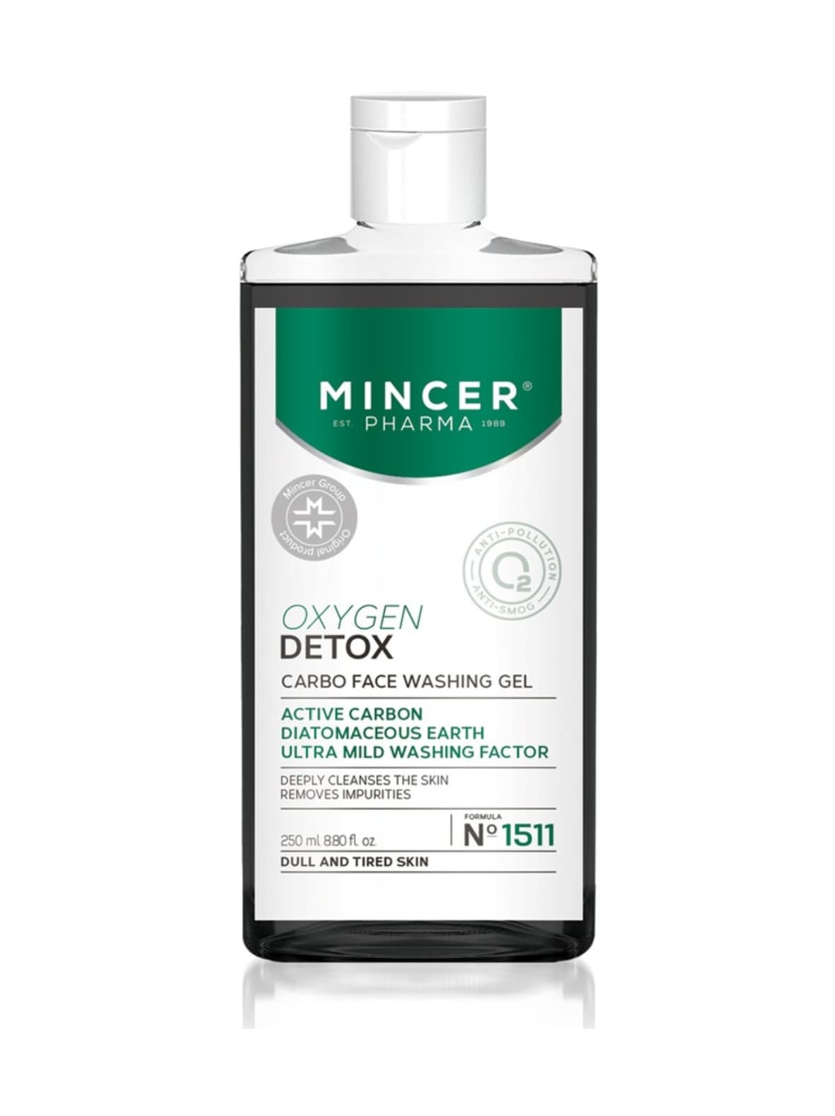 Oxygendetox purifying carbo-gel -syväpuhdistava puhdistusgeeli 250ml