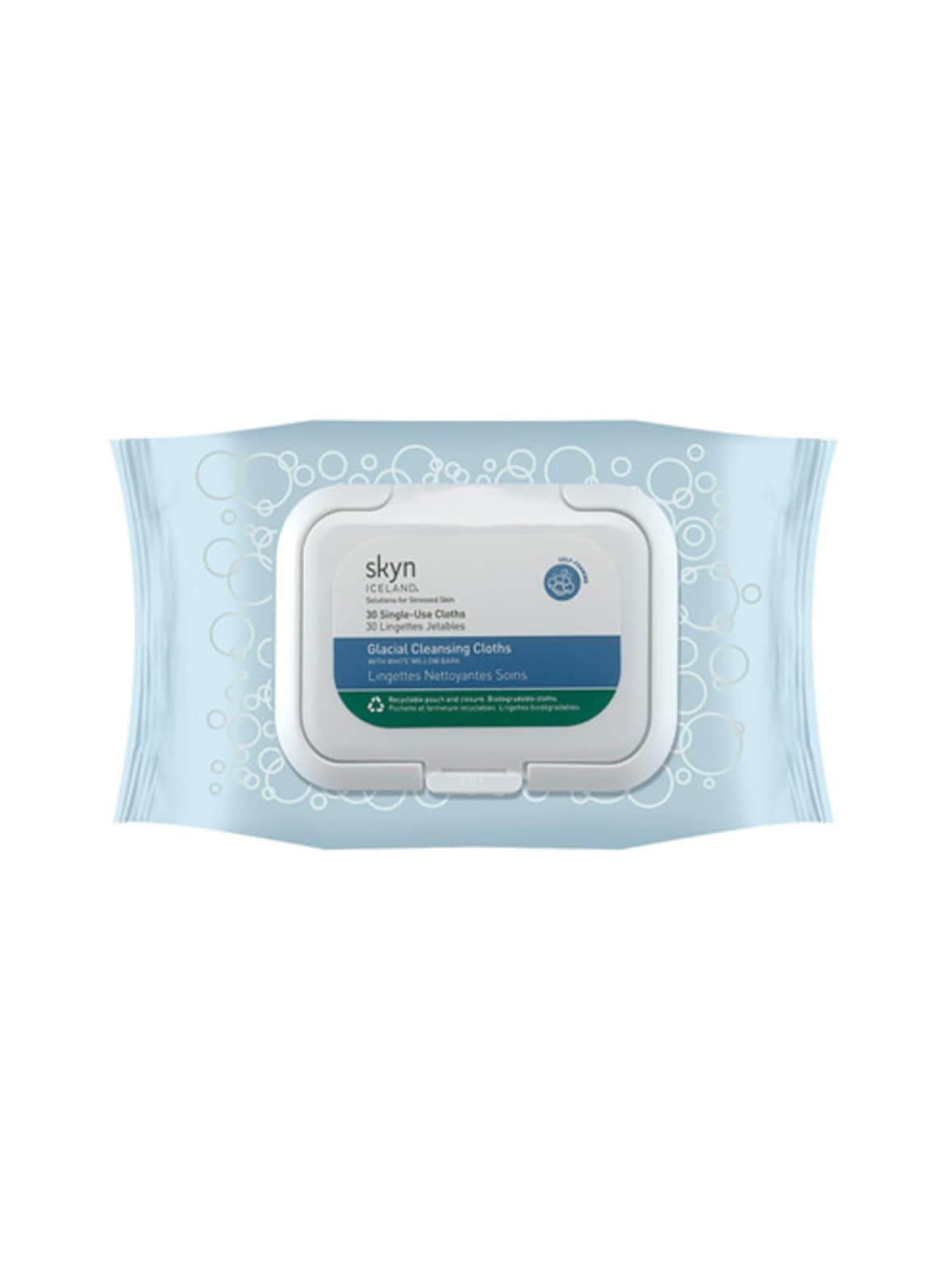 Glacial cleansing cloths -meikinpoistopyyhkeet 30kpl