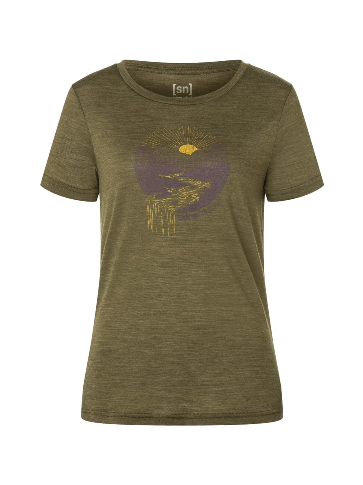 W waterfall tee
