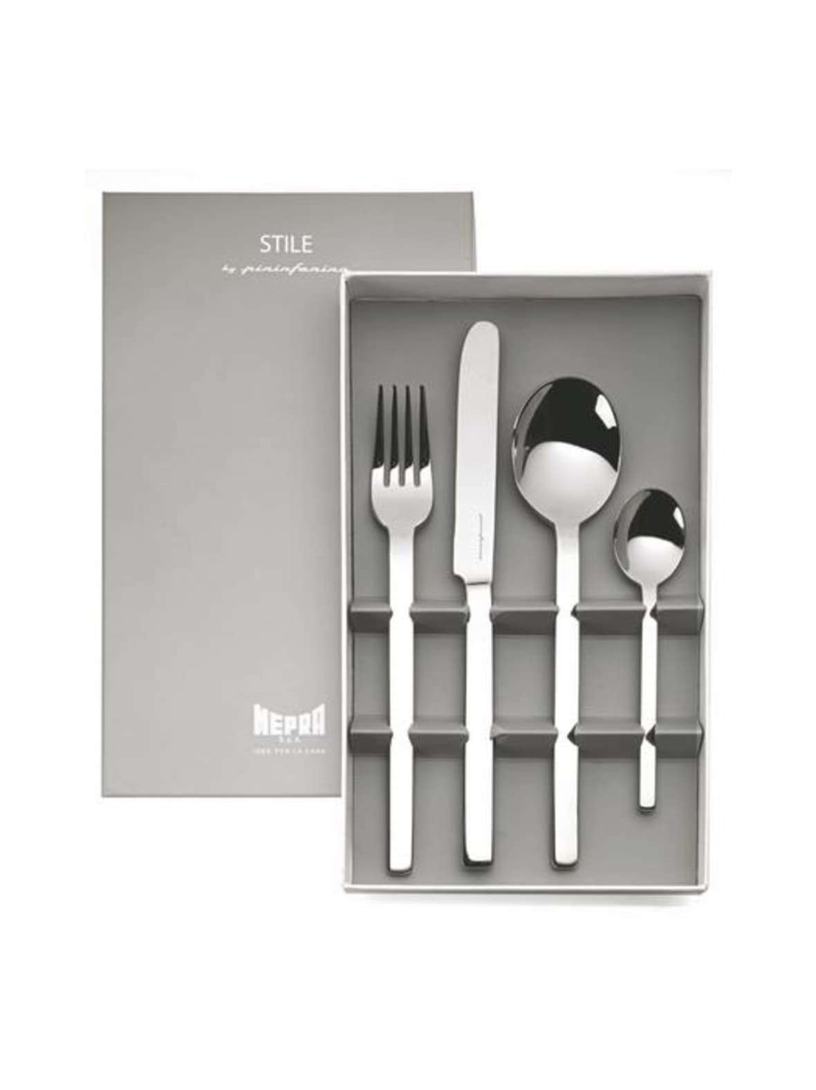 Stile by pininfarina - 1 hengen aterinsetti lahjapakkauksessa