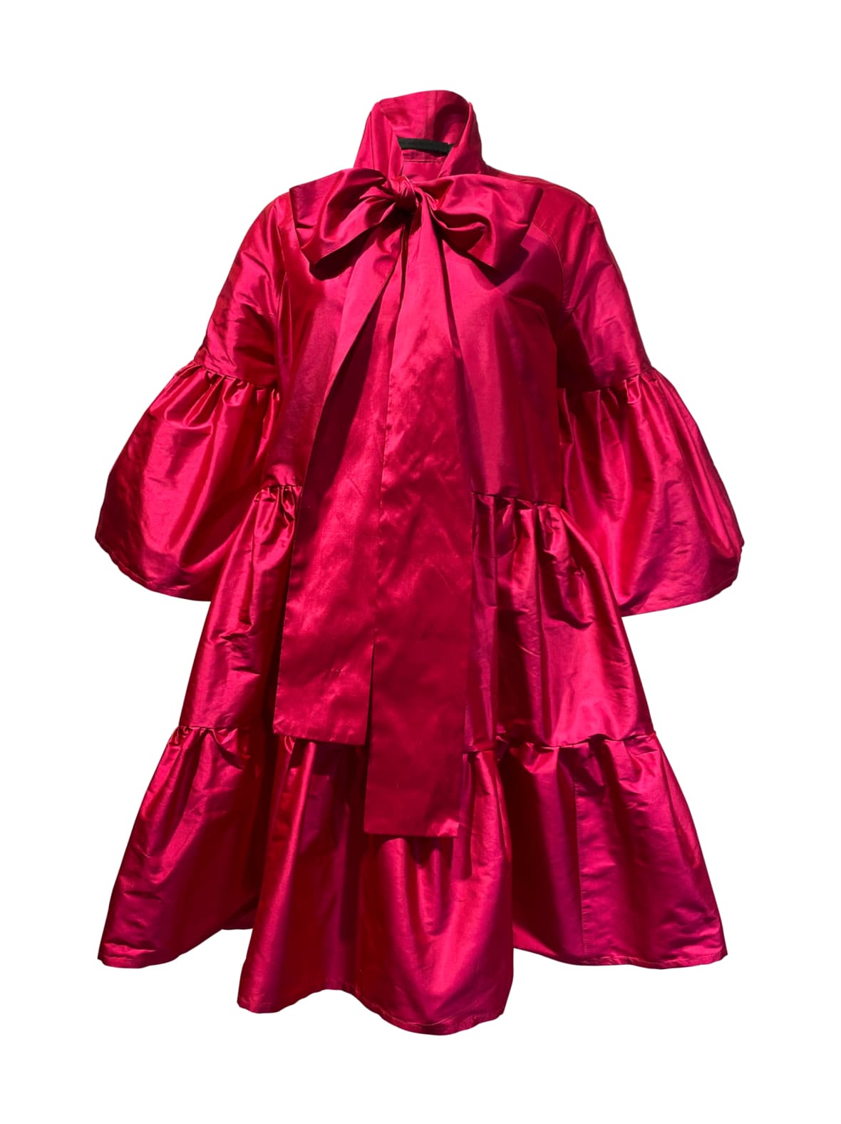 Lush- silkkimekko rusettikauluksella, pinkki