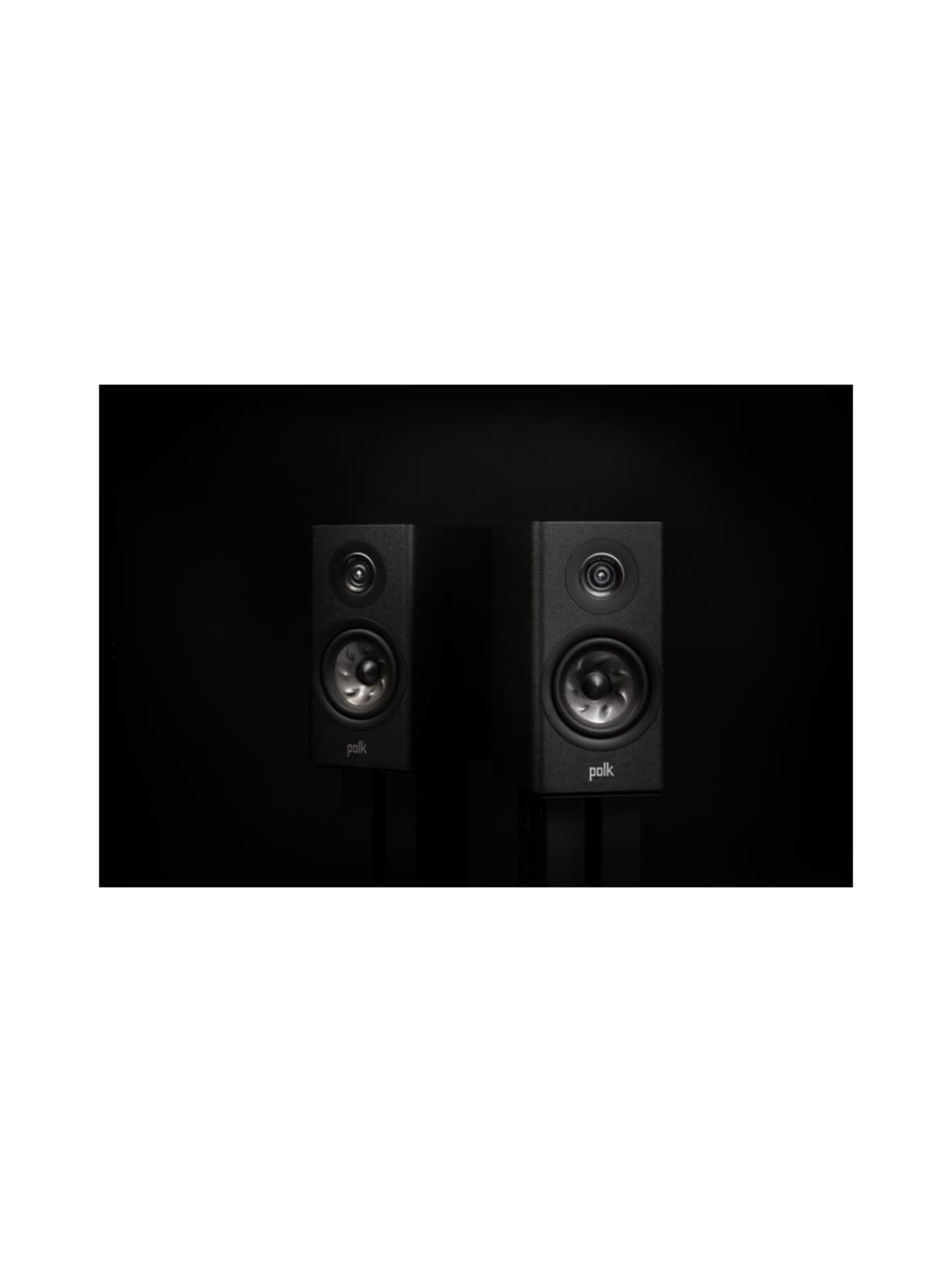Polk audio r100 jalustakaiutinpari, musta