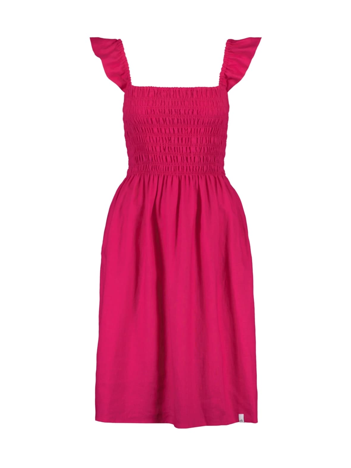 Ariela dress, pink peacock