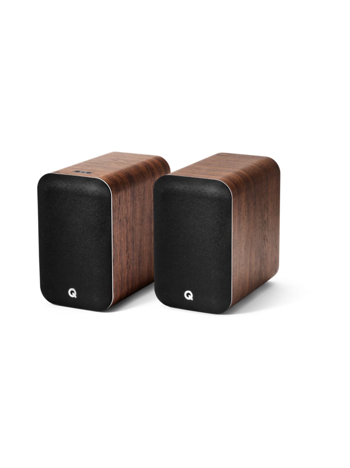 Q acoustics m20 hd aktiivikaiutinpari, pähkinä