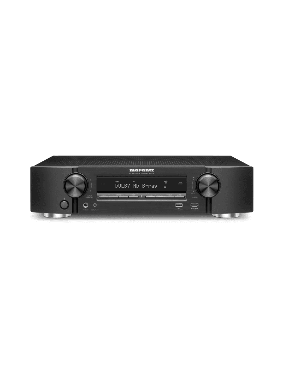 Marantz nr1510 av-viritinvahvistin, musta