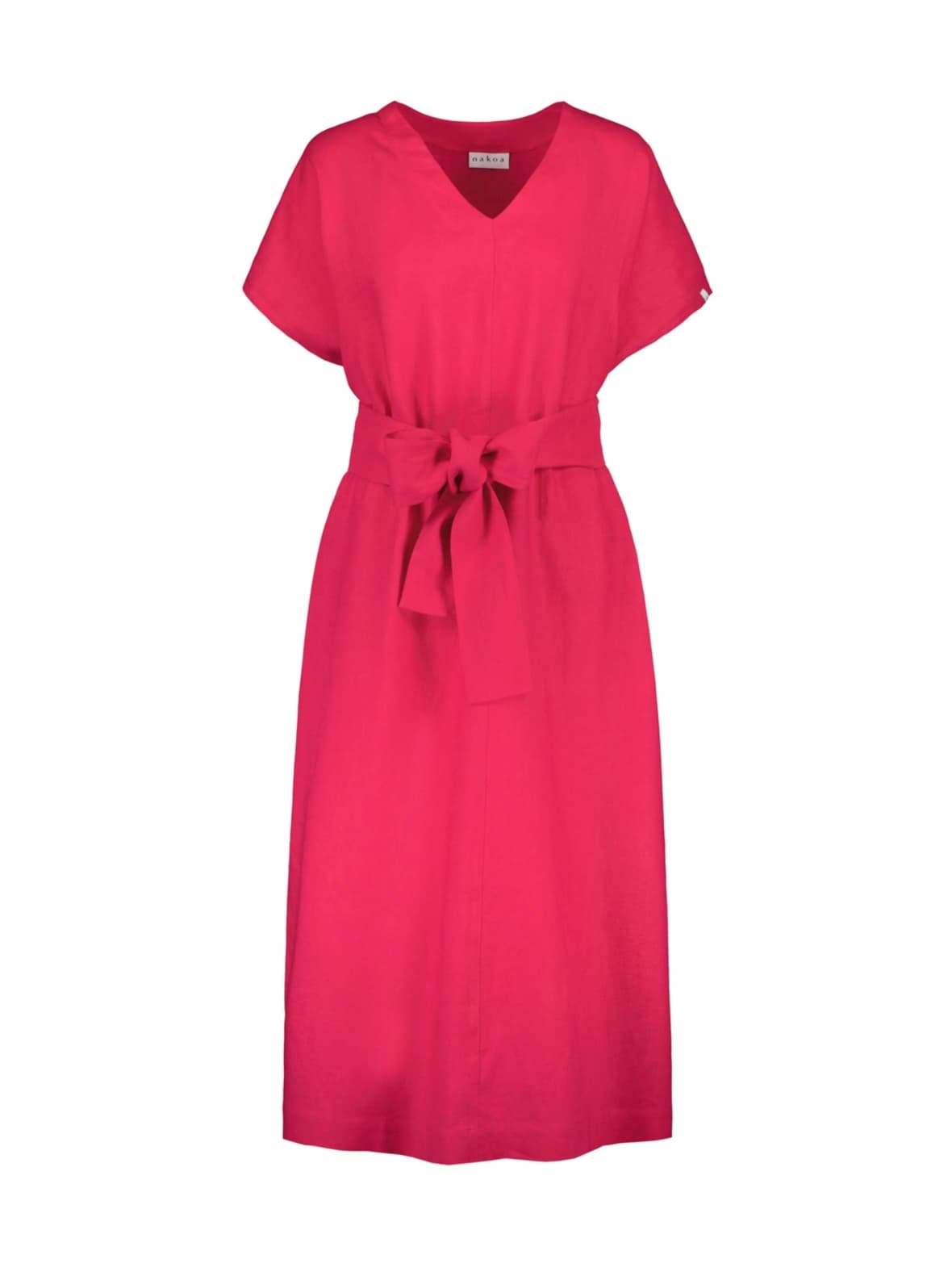 Naomi dress, pink peacock