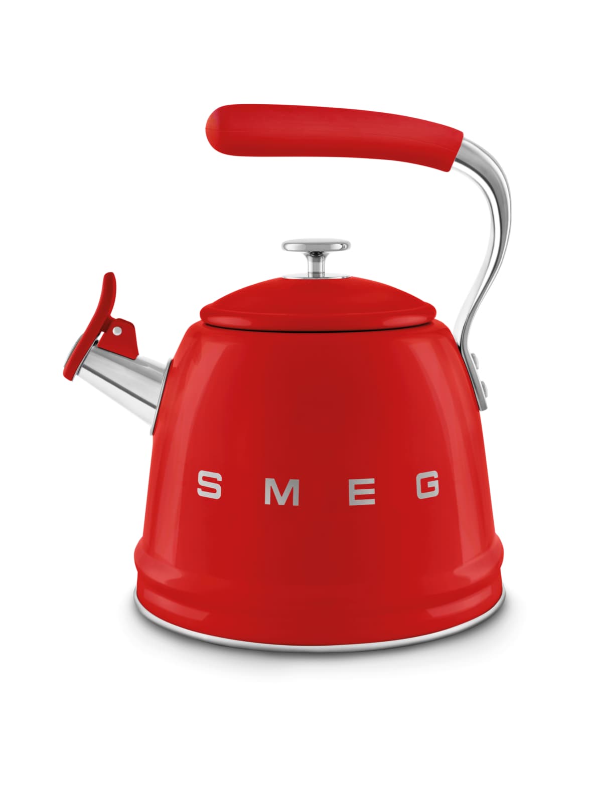 Smeg viheltävä vesipannu wkf01rd, punainen