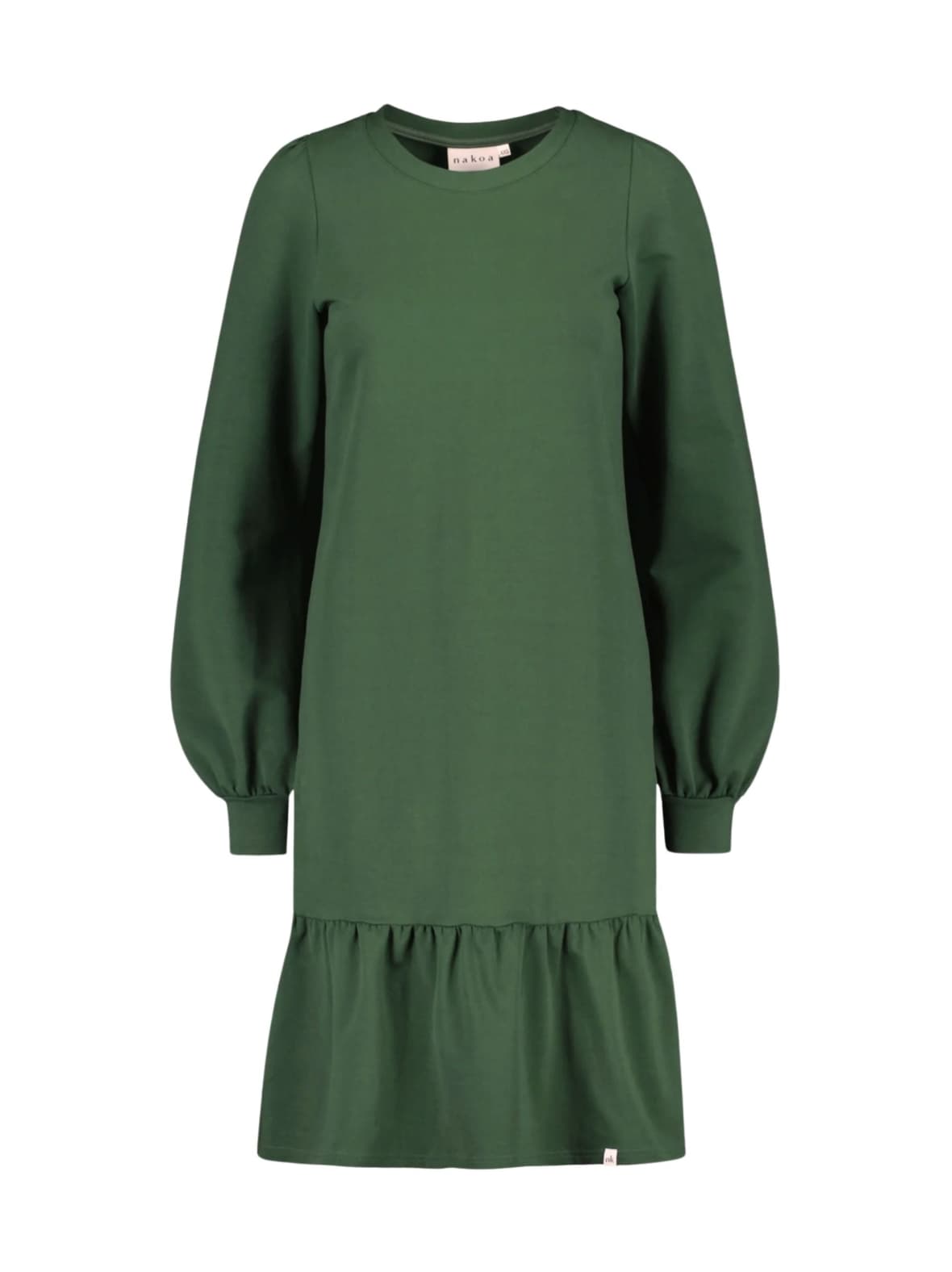 Poppy dress, evergreen