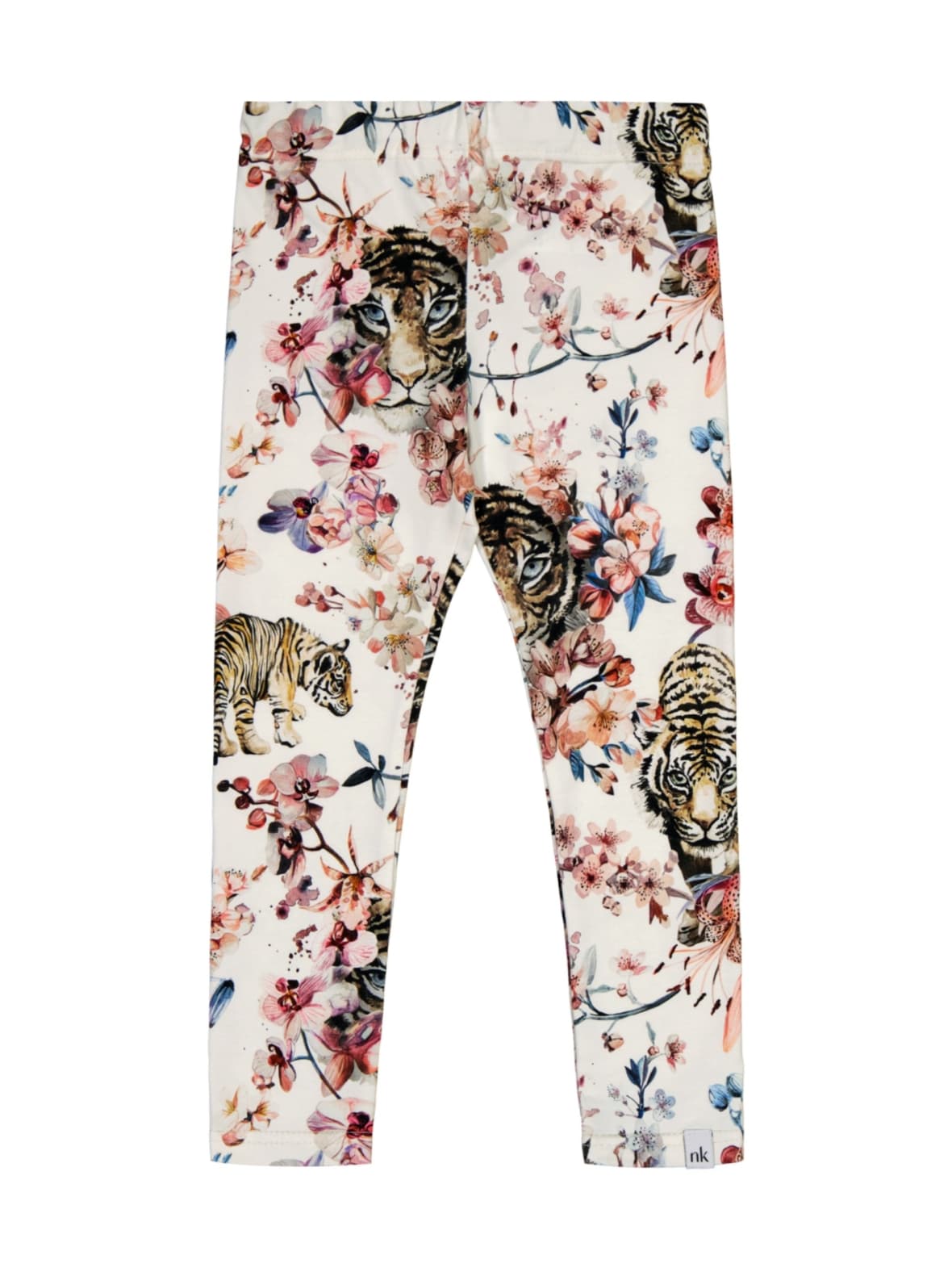 Print leggings, tiger blossom