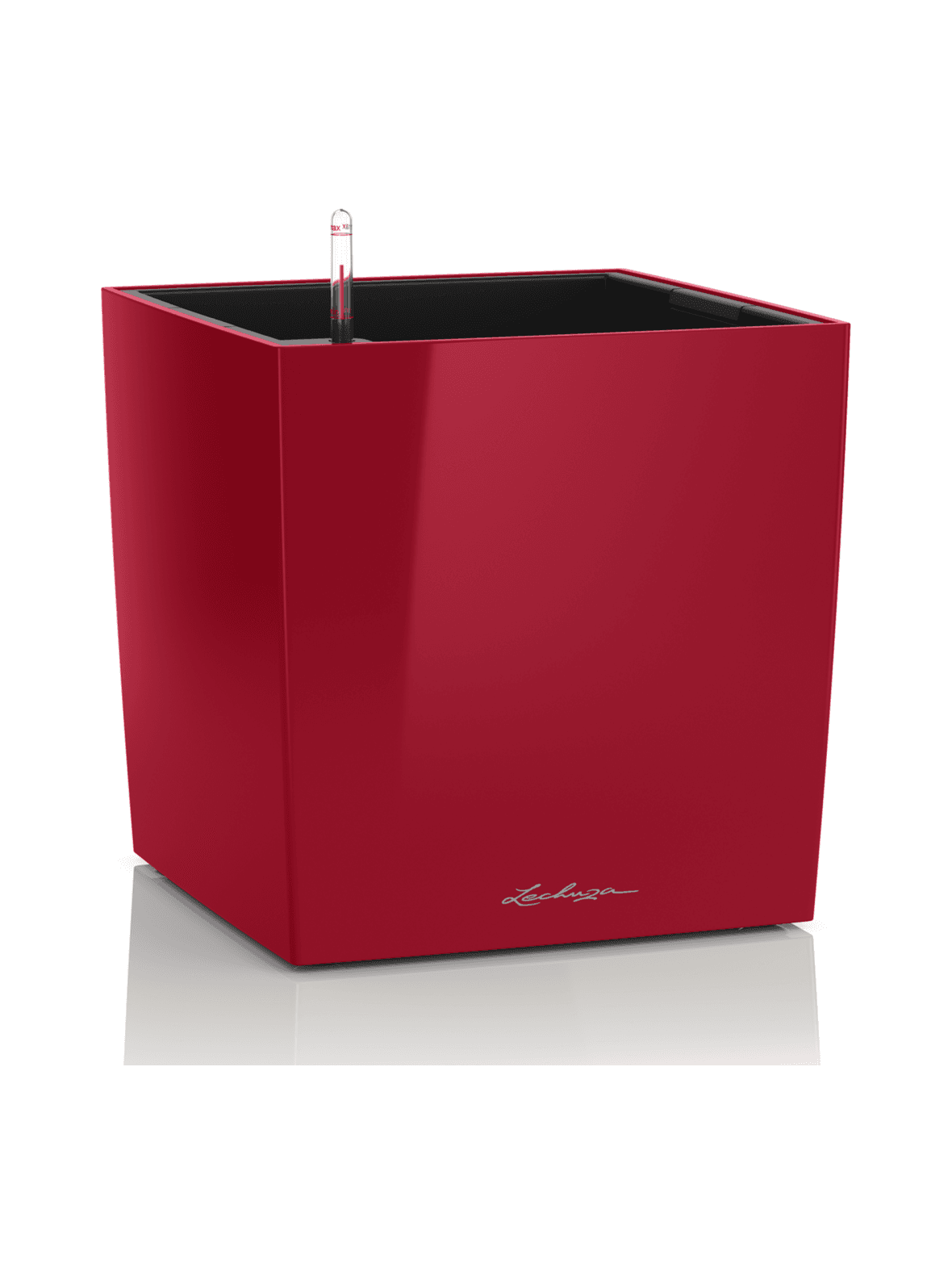 Cube premium 40 punainen altakasteluruukku pyörillä ∅40x40cm korkeus40cm