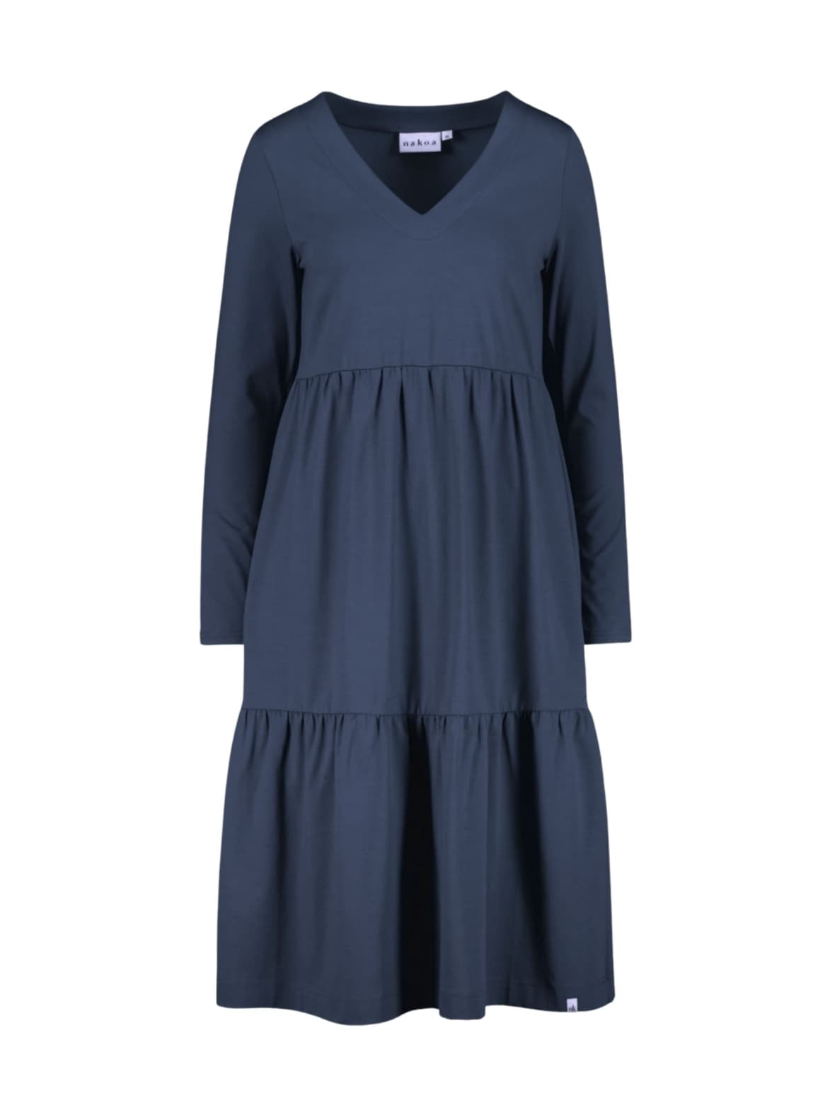 Amélie dress kerrosmekko, dark cobalt