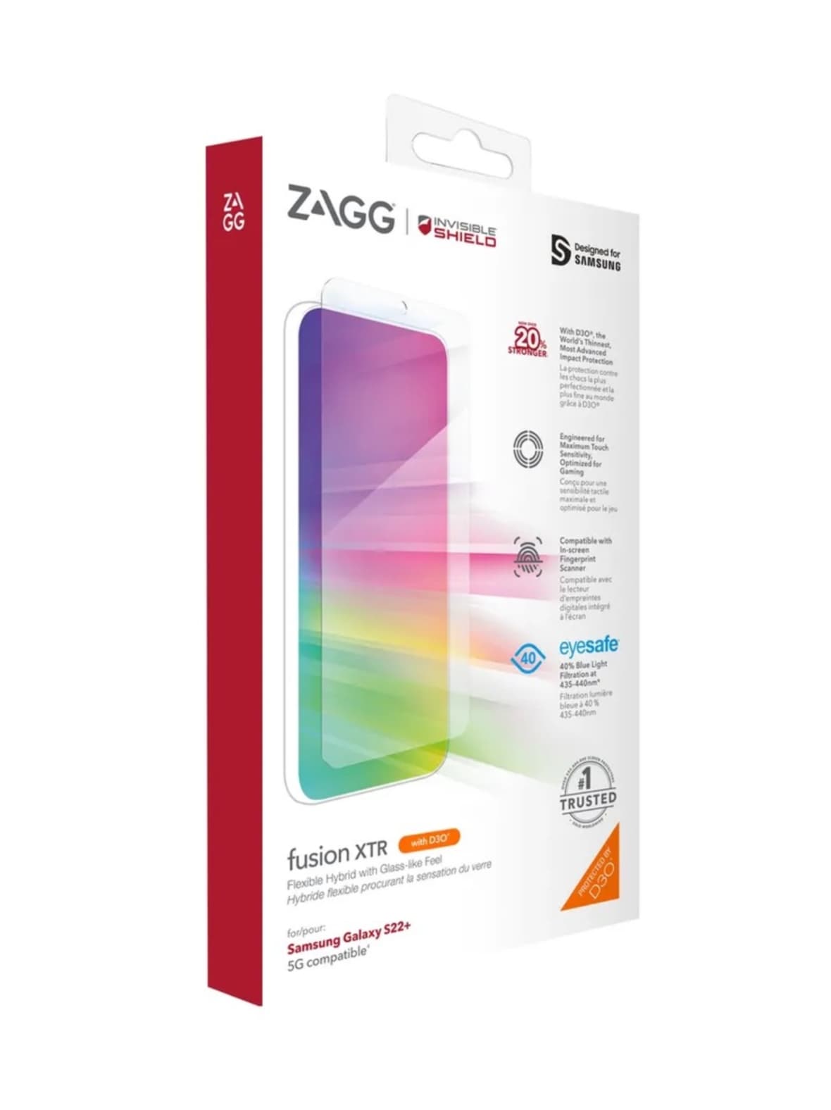 Is fusion xtr samsung s22+ screen