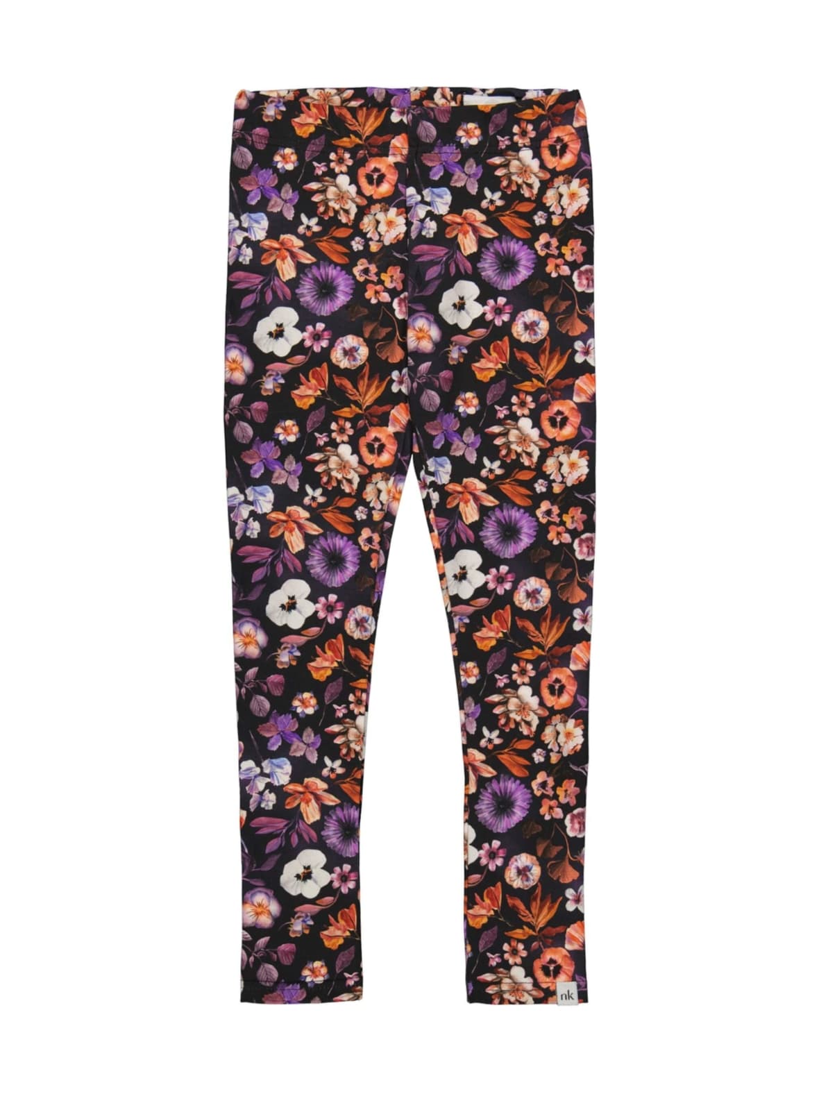 Print leggings, violettes