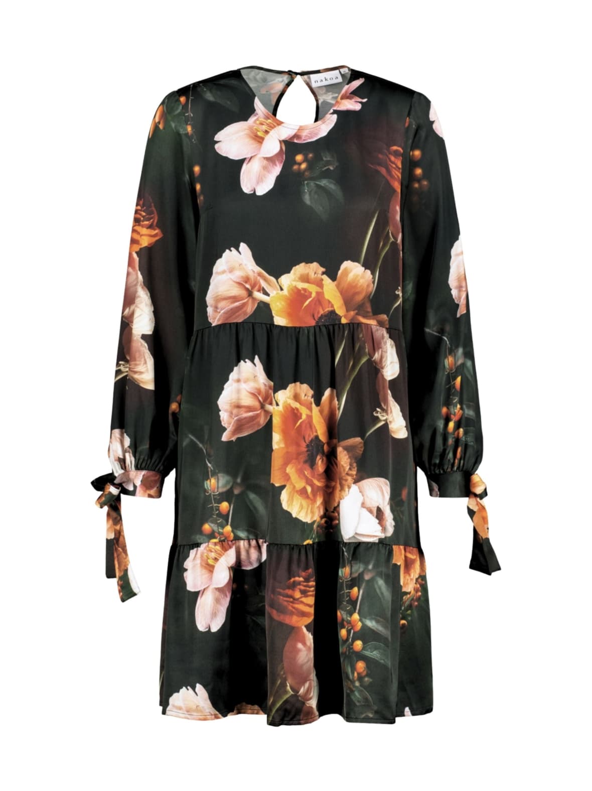Hailey dress, copper flower