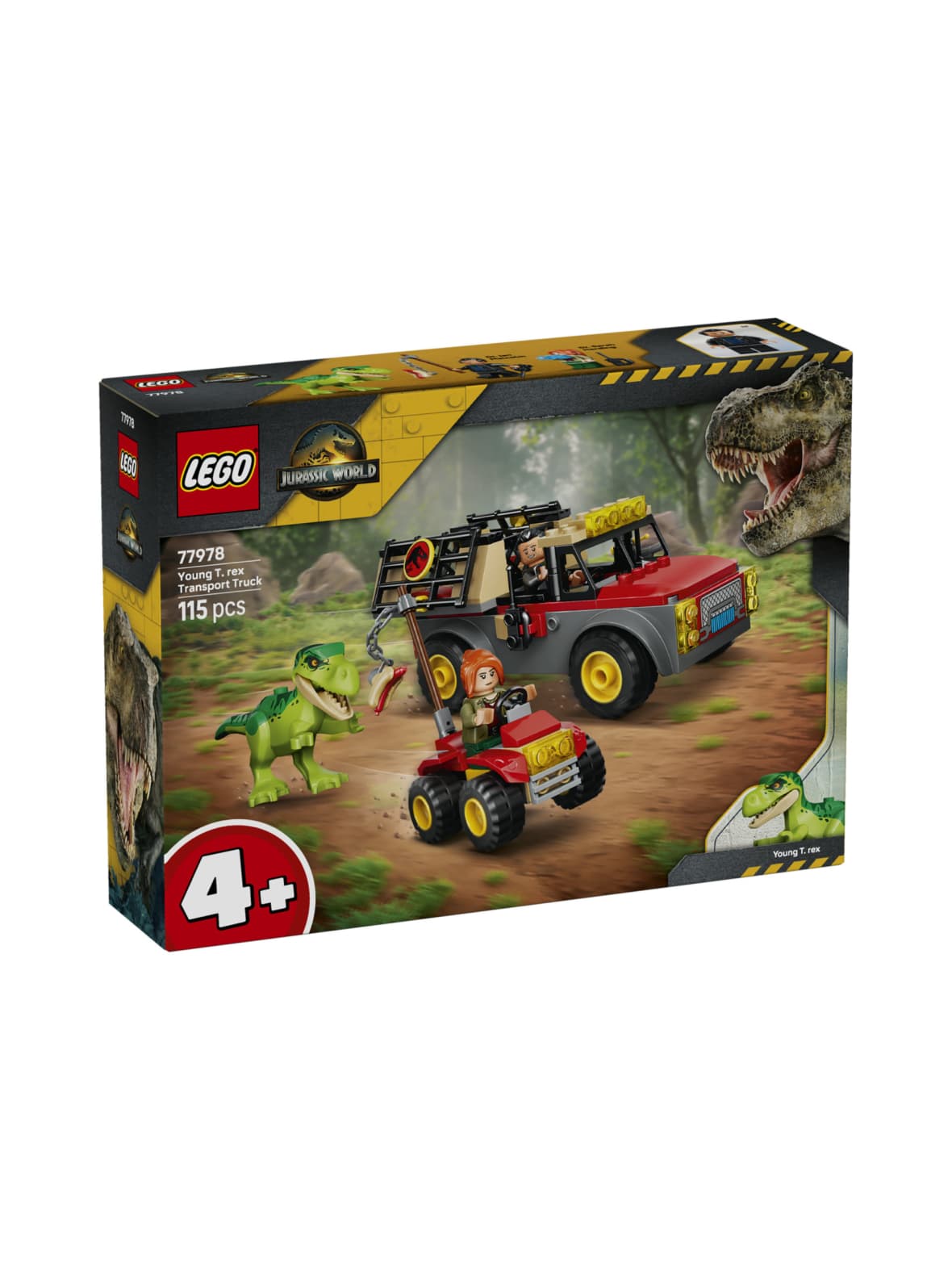 Lego jurassic world nuoren t. rexin kuljetusauto 77978