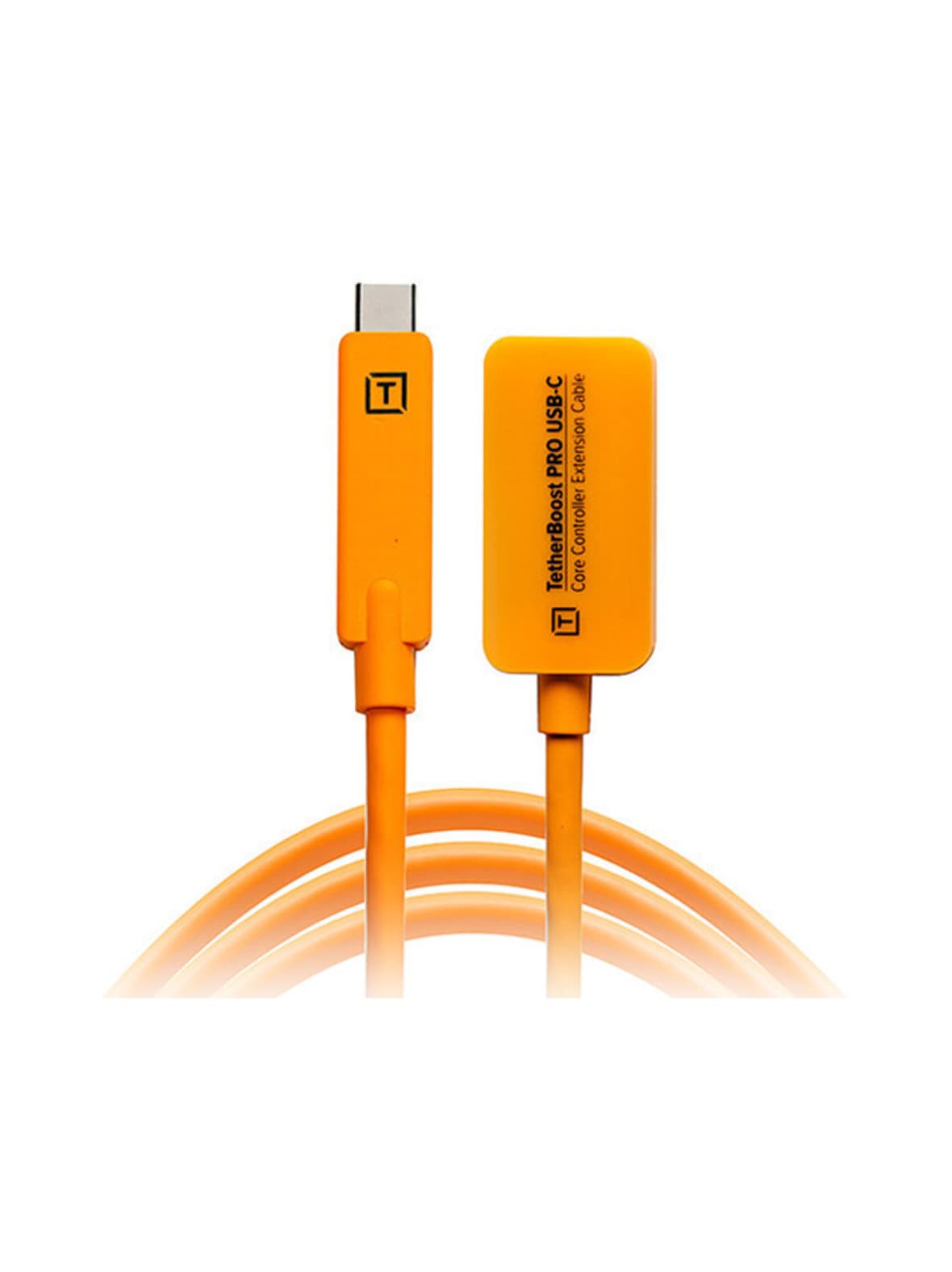 Tether tools tetherboost pro (4,6m) usb type-c core controller jatkokaapeli - oranssi