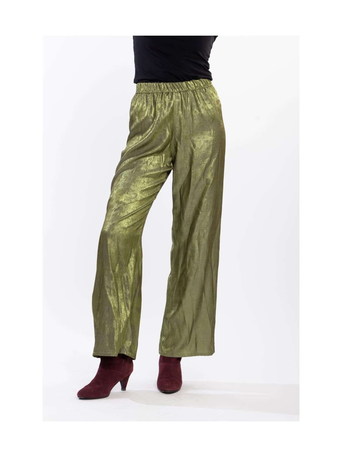 Housut, oliivin vihreä