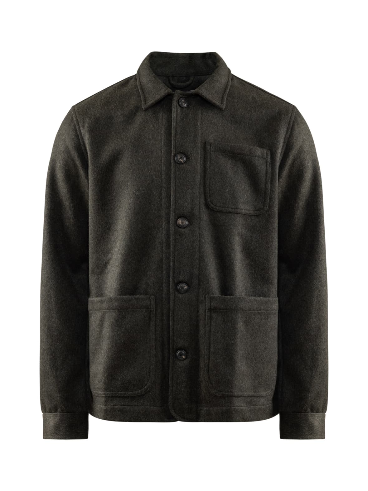 Giotto wool overshirt -villatakki