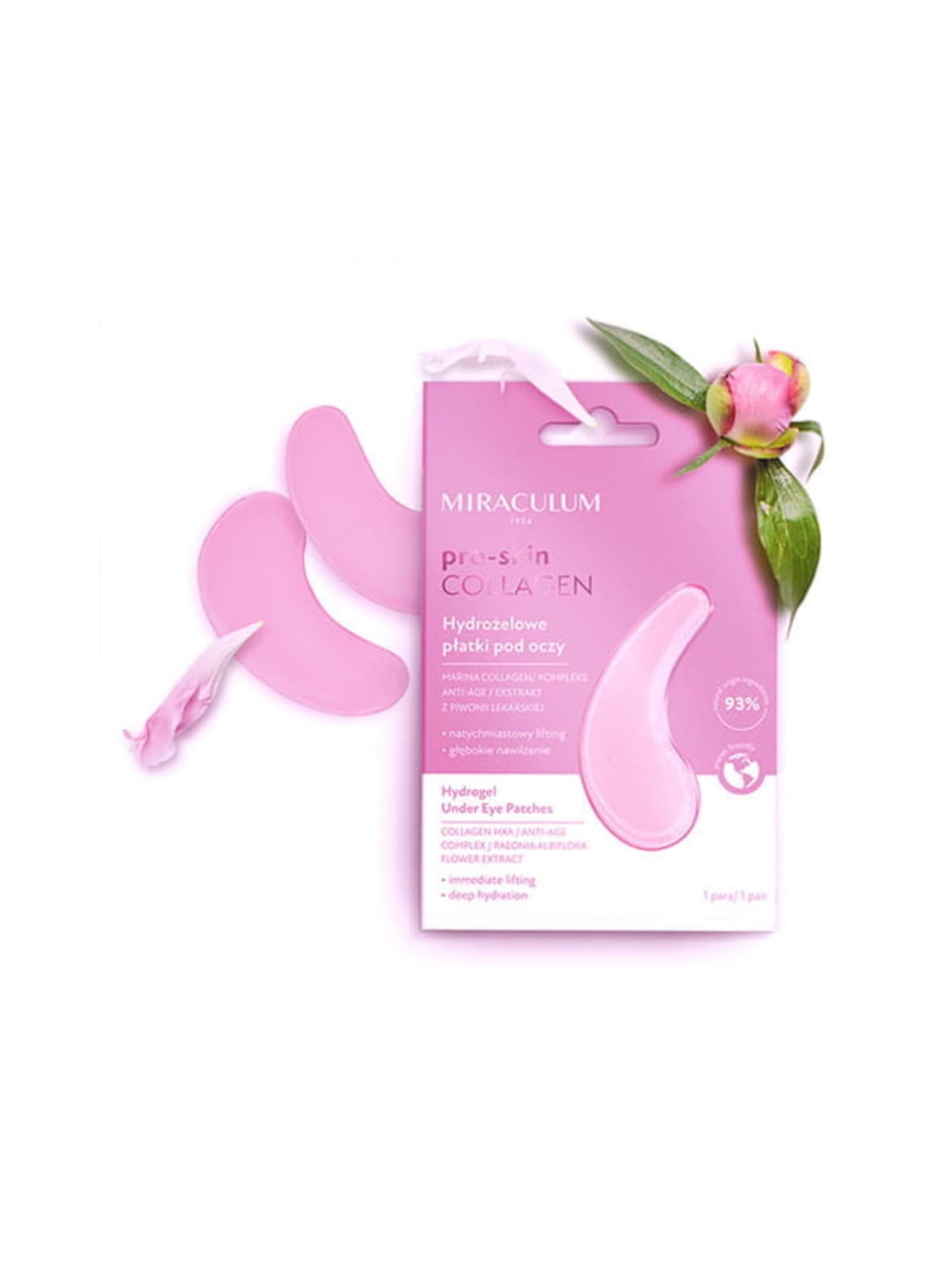 Pro skin collagen hydrogel under eye patches -kiinteyttävät silmänalusnaamiot 1 pari