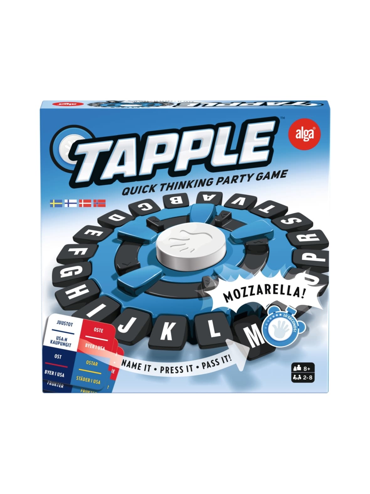 Alga lautapeli tapple (suomenkielinen, ruotsinkielinen)