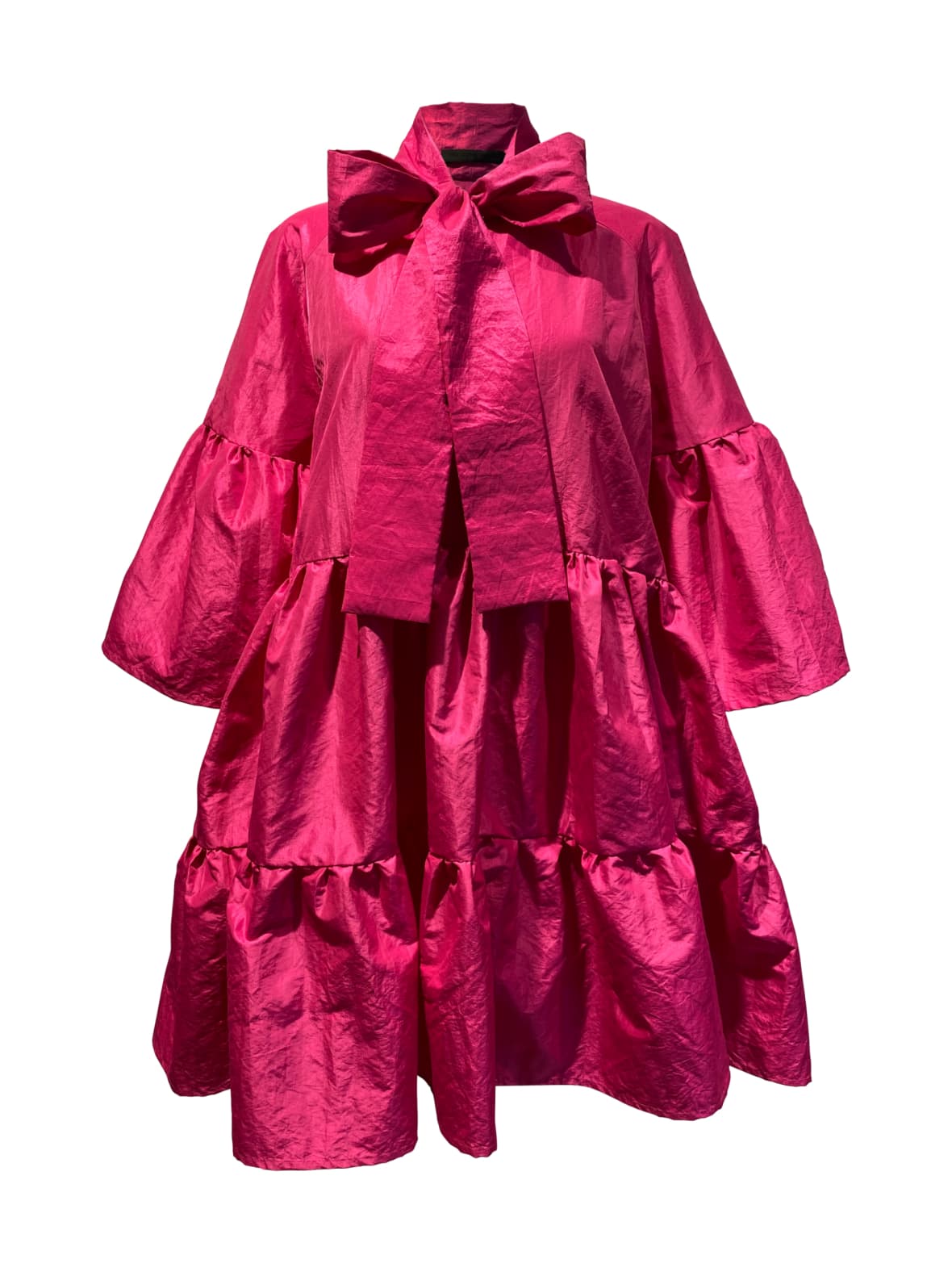 Lush- mekko rusettikauluksella, pinkki