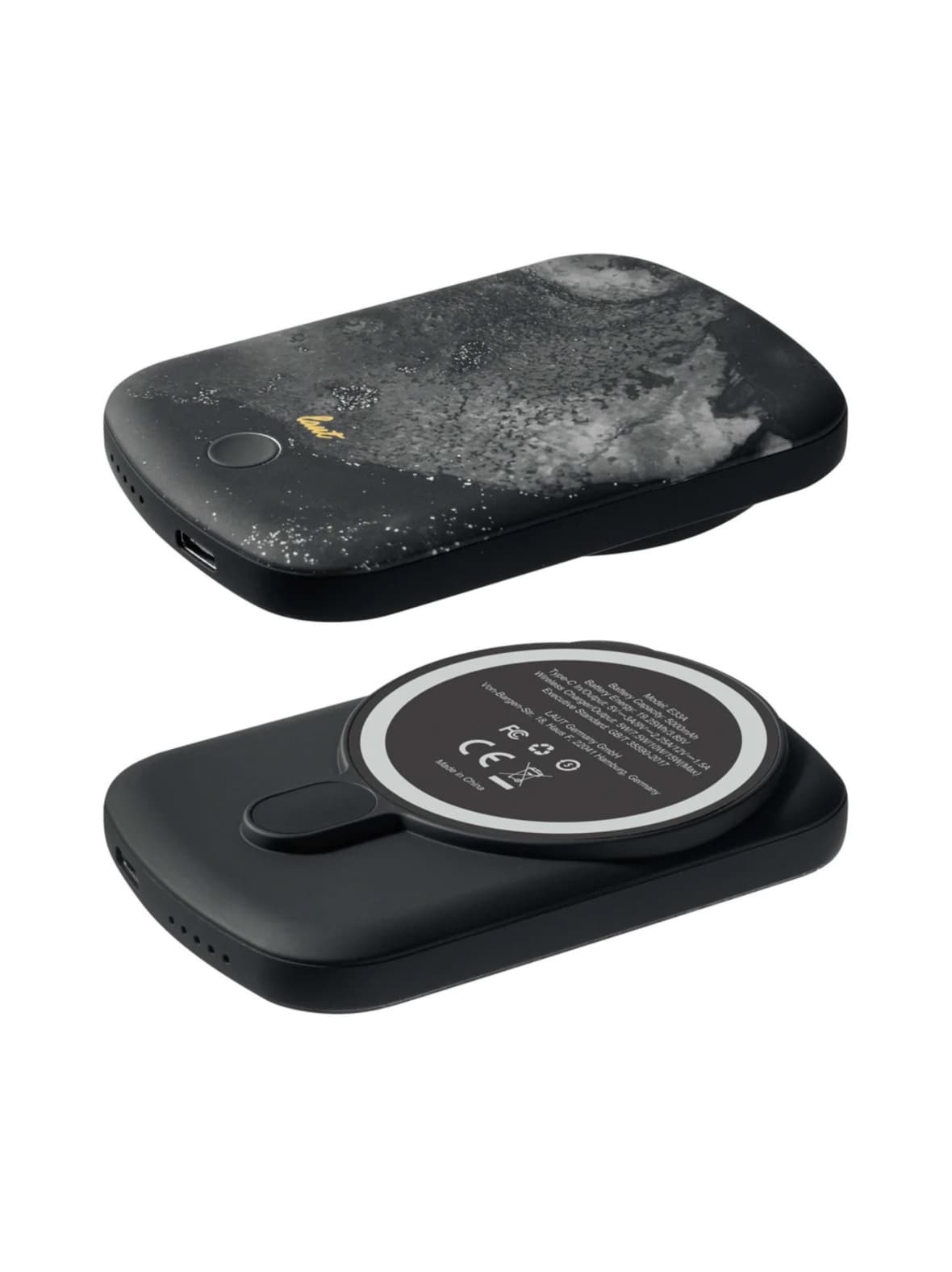 Power charger handy black marble