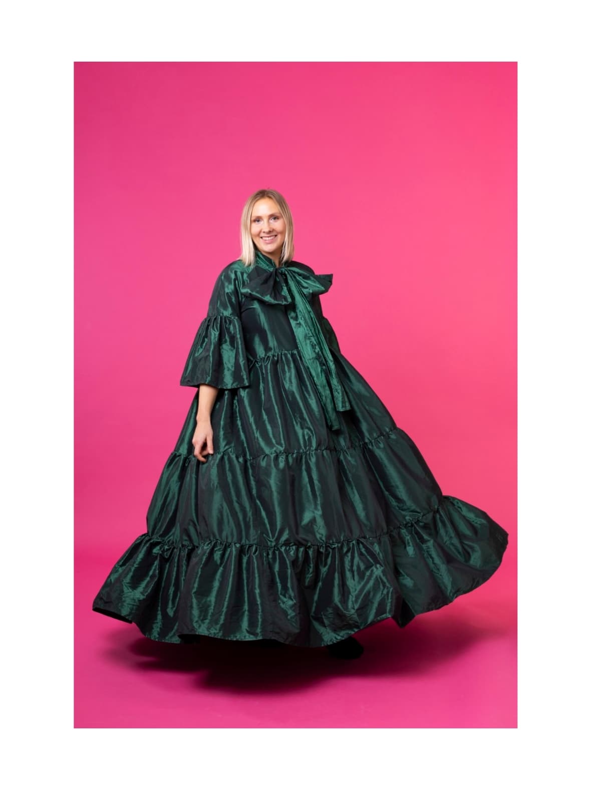 Lush- iltapuku, smaragdinvihreä