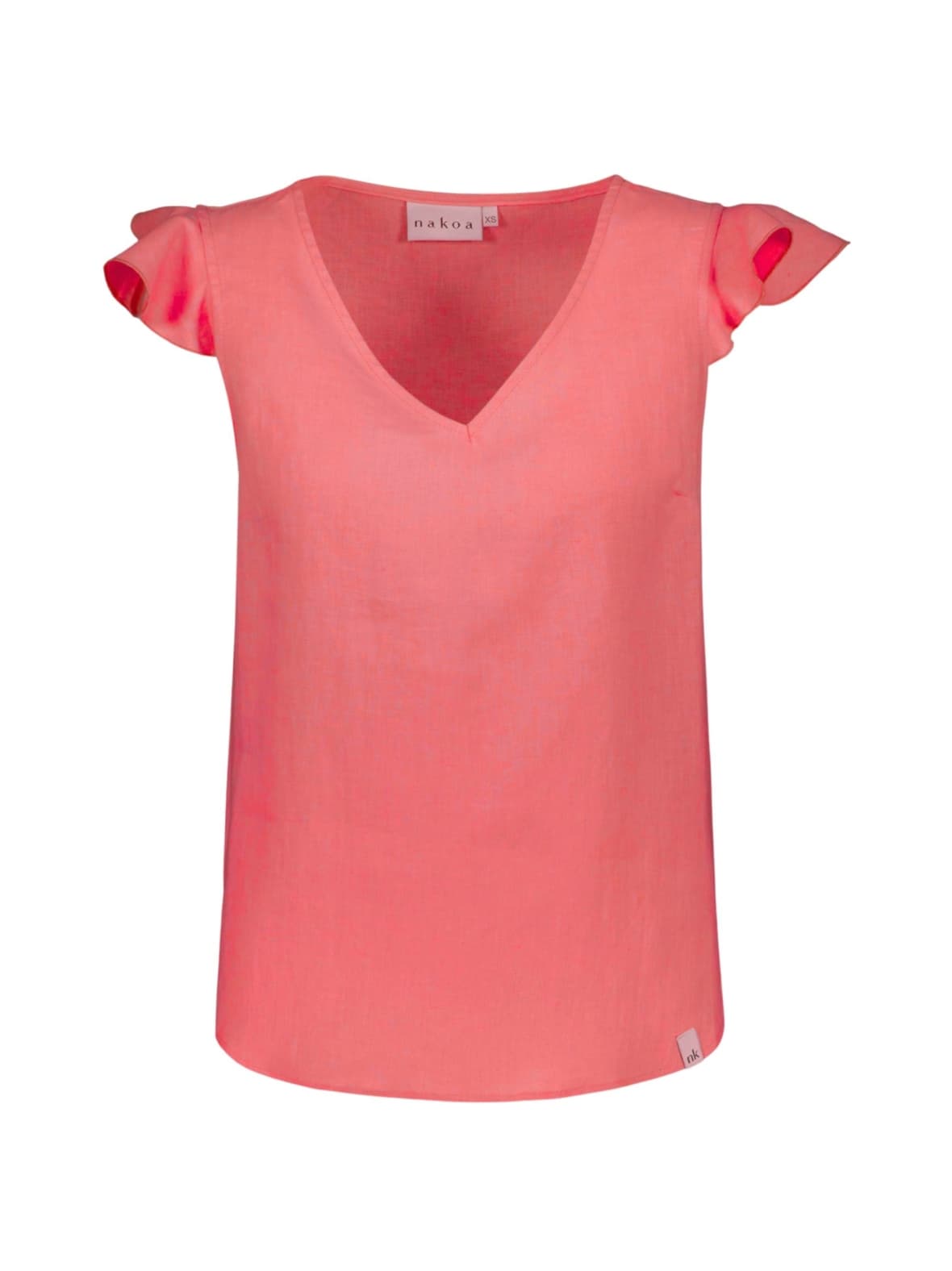 Sofia top, sunset coral