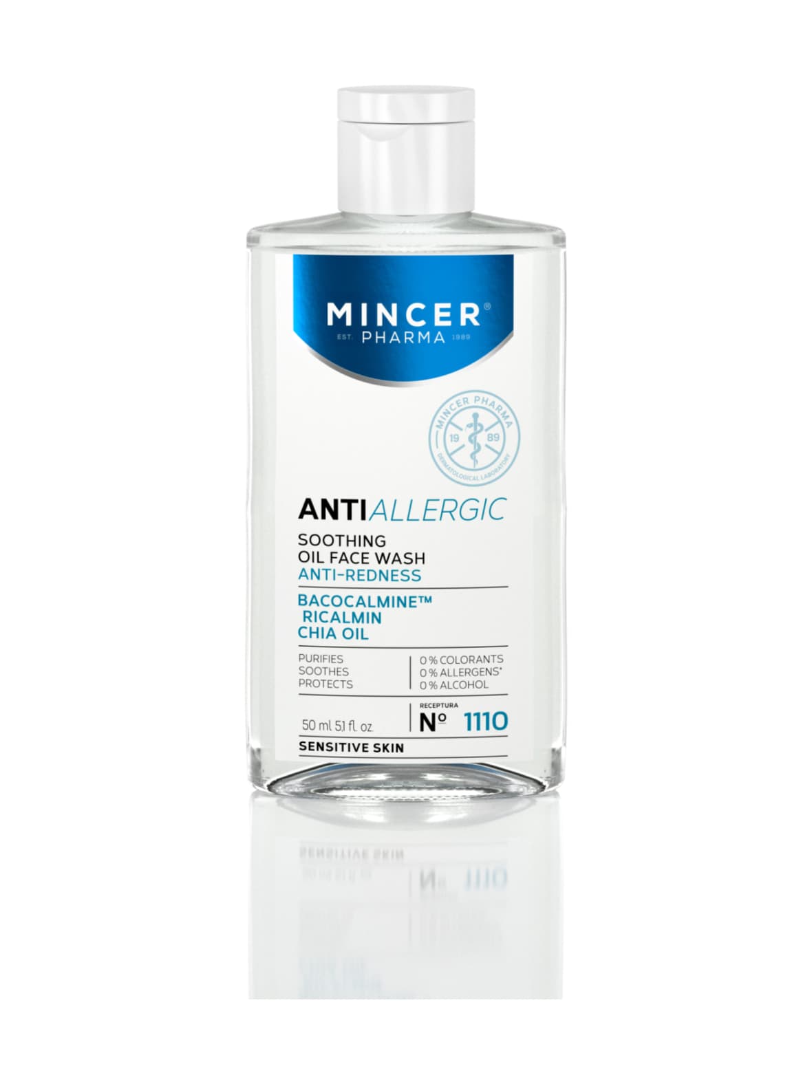 Antiallergic soothing oil face wash -puhdistusöljy 150ml